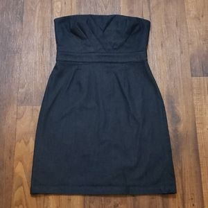 NY & Co. Dark Denim Sleeveless Cocktail Dr…